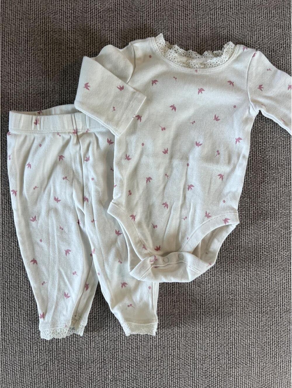 Nordstrom Doves Onesie and Pants Set